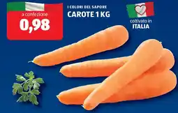 ALDI I colori del sapore carote offerta