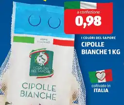 ALDI I colori del sapore cipolle bianche offerta