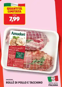 ALDI Amadori rollè di pollo e tacchino offerta