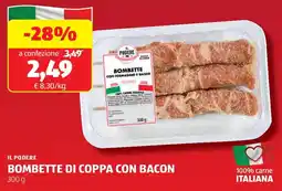 ALDI Il podere bombette di coppa con bacon offerta