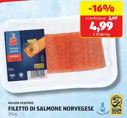 ALDI Golden seafood filetto di salmone norvegese offerta