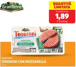 ALDI Granterre teneroni con mozzarella offerta