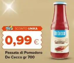 Tigre Passata di Pomodoro De Cecco offerta