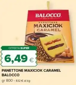 Tigre Panettone maxiciok caramel BALOCCO offerta