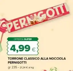 Tigre Torrone classico alla nocciola PERNIGOTTI offerta