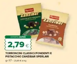 Tigre Torroncini classici/fondenti e pistacchio zanzibar SPERLARI offerta