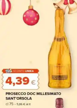 Tigre Prosecco doc millesimato SANT'ORSOLA offerta