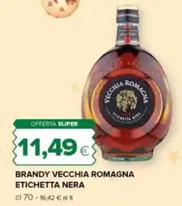 Tigre Brandy vecchia romagna etichetta nera offerta