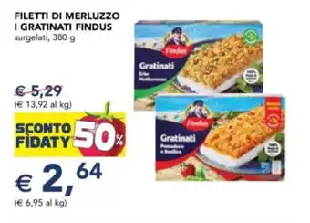Filetti di merluzzo i gratinati FINDUS