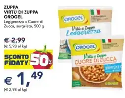 Esselunga Zuppa virtù di zuppa OROGEL offerta