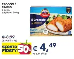 Esselunga Croccole FINDUS offerta