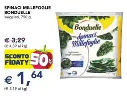 Esselunga Spinaci millefoglie BONDUELLE offerta