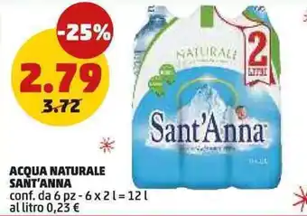 Acqua naturale SANT'ANNA