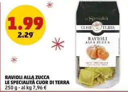 PENNY Ravioli alla zucca LE SPECIALITÀ CUOR DI TERRA offerta
