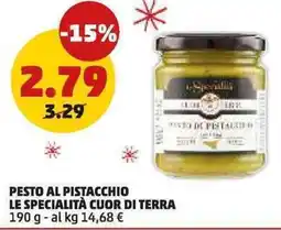 PENNY Pesto al pistacchio LE SPECIALITÀ CUOR DI TERRA offerta