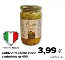 Tigre Cardo in barattolo offerta