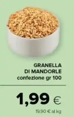 Tigre Granella di mandorle offerta