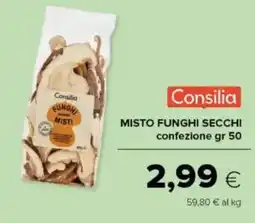 Tigre Consilia misto funghi secchi offerta