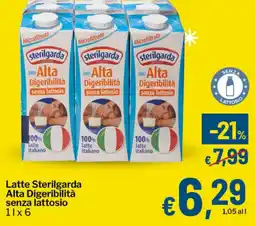 Qui Discount Latte Sterilgarda Alta Digeribilità senza lattosio offerta