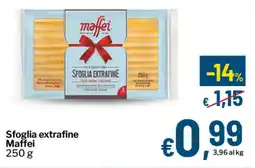 Qui Discount Sfoglia extrafine Maffei offerta
