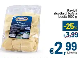 Qui Discount Ravioli ricotta di bufala busta offerta