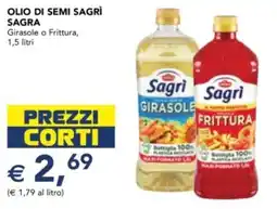 Esselunga Olio di semi sagrì SAGRA offerta