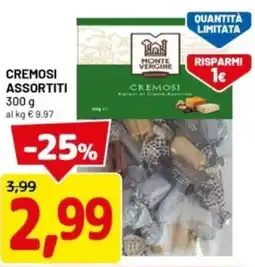 DPiù Cremosi MONTE VERGINE offerta