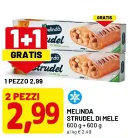 DPiù Melinda strudel di mele offerta