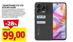DPiù SMARTPHONE ZTE V70 VITA GRY 8/256 offerta
