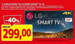 DPiù LG 55UA74006 TELEVISORE SMART TV 4K offerta