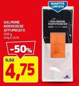 DPiù Salmone norvegese affumicato offerta