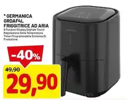 DPiù GERMANICA GRDAF4L FRIGGITRICE AD ARIA offerta