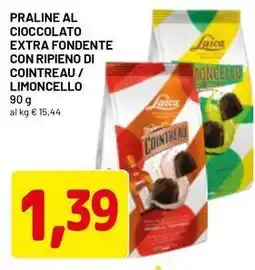 DPiù Laica Praline al cioccolato extra fondente offerta