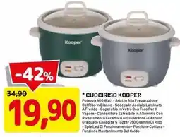 DPiù Cuociriso KOOPER offerta
