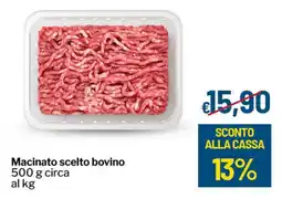 Qui Discount Macinato scelto bovino offerta