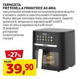 DPiù TERMOZETA Frittosella friggitrice ad aria offerta