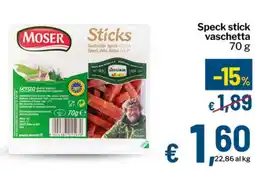 Qui Discount MOSER Speck stick vaschetta offerta