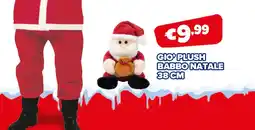 Giocheria Gioplush babbo natale 38cm offerta