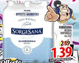 Il Genio Supermercato Sorgesana acqua naturale offerta