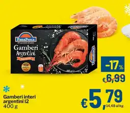 Qui Discount Gamberi interi argentini 12 offerta