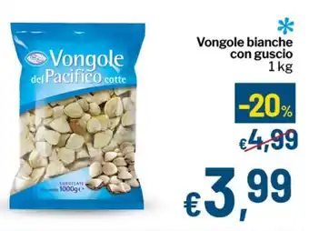 Vongole bianche con guscio