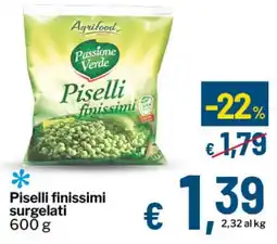Qui Discount Piselli finissimi surgelati Passione Verde offerta
