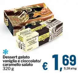 Qui Discount Dessert gelato vaniglia e cioccolato/ caramello salato offerta