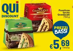 Qui Discount Panettone farcito Granducale offerta