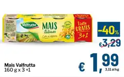 Qui Discount Mais Valfrutta offerta