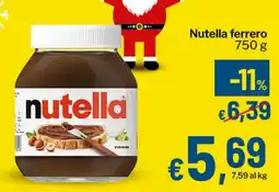 Qui Discount Nutella ferrero offerta