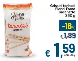 Qui Discount Grissini torinesi Fior di Forno sacchetto offerta