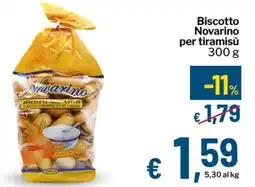 Qui Discount Biscotto Novarino per tiramisù offerta