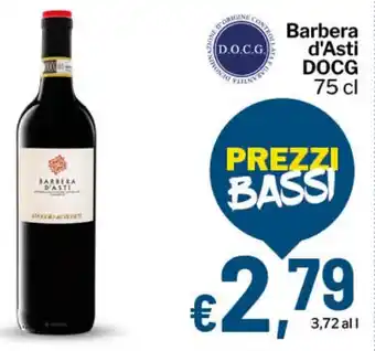 Qui Discount Barbera d'Asti DOCG offerta