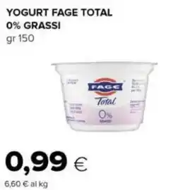 Tigre Yogurt fage total 0% grassi offerta